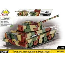 Cobi Tiger II Konigstiger – klocki konstrukcyjne dla dzieci 8+