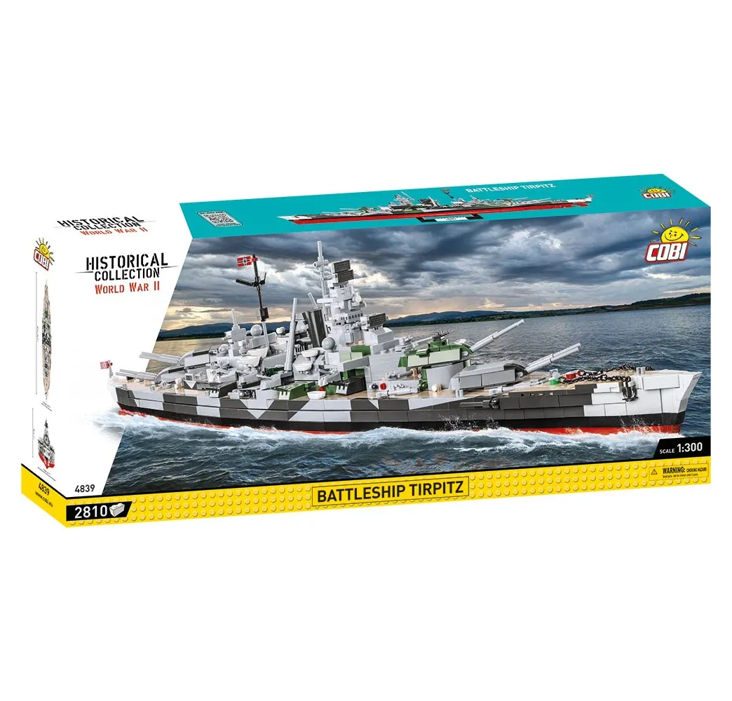 Battleship Tirpitz Cobi Klocki – klocki konstrukcyjne dla 11+