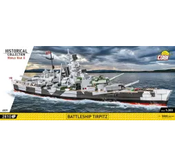 Battleship Tirpitz Cobi Klocki – klocki konstrukcyjne dla 11+