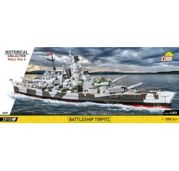 Battleship Tirpitz Cobi Klocki – klocki konstrukcyjne dla 11+