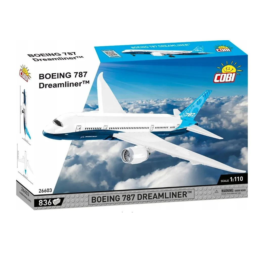 Cobi Klocki Boeing 787 Dreamliner – klocki konstrukcyjne duży zestaw