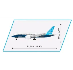 Cobi Klocki Boeing 787 Dreamliner – klocki konstrukcyjne duży zestaw