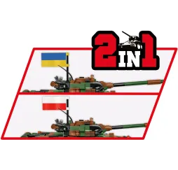 Cobi Klocki T-72M1R – klocki konstrukcyjne Armed Forces 9+