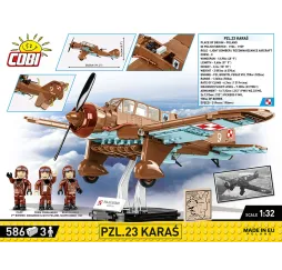 Cobi Klocki PZL.23 Karaś – klocki konstrukcyjne dla dzieci 8+