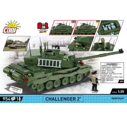 Cobi Klocki Challenger 2 – klocki konstrukcyjne Armed Forces 9+