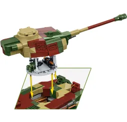 Cobi WWII PZKPFW IV AUSF.G – klocki konstrukcyjne dla dzieci 10+