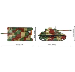 Cobi WWII PZKPFW IV AUSF.G – klocki konstrukcyjne dla dzieci 10+