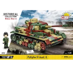 Cobi WWII PZKPFW IV AUSF.G – klocki konstrukcyjne dla dzieci 10+