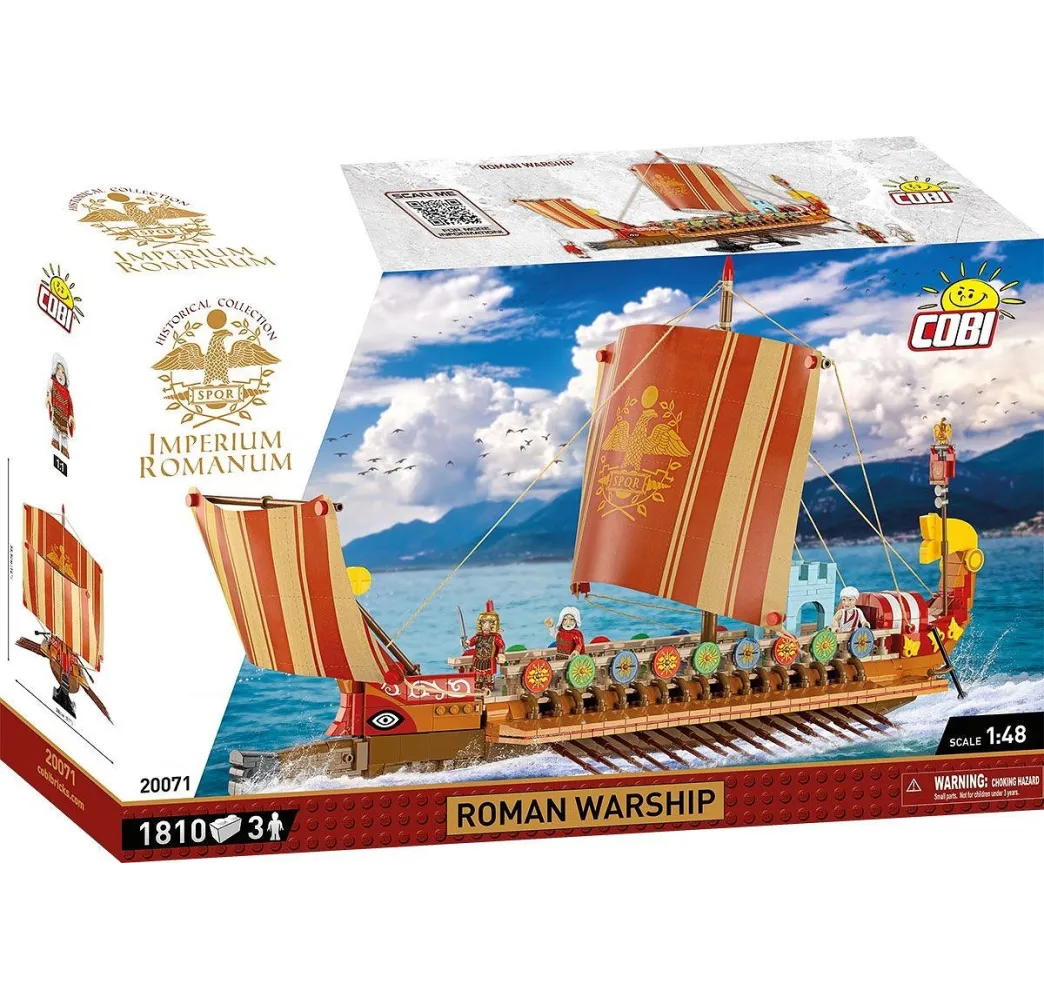 Cobi Klocki Imperium Romanum okręt wojenny – klocki konstrukcyjne