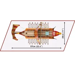 Cobi Klocki Imperium Romanum okręt wojenny – klocki konstrukcyjne