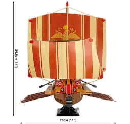 Cobi Klocki Imperium Romanum okręt wojenny – klocki konstrukcyjne