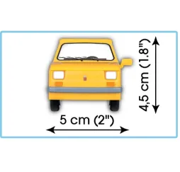 Polski Fiat 126P Cobi – klocki konstrukcyjne Youngtimer 5+