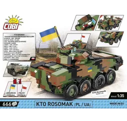 KTO Rosomak Armed Forces – klocki konstrukcyjne Cobi 8+