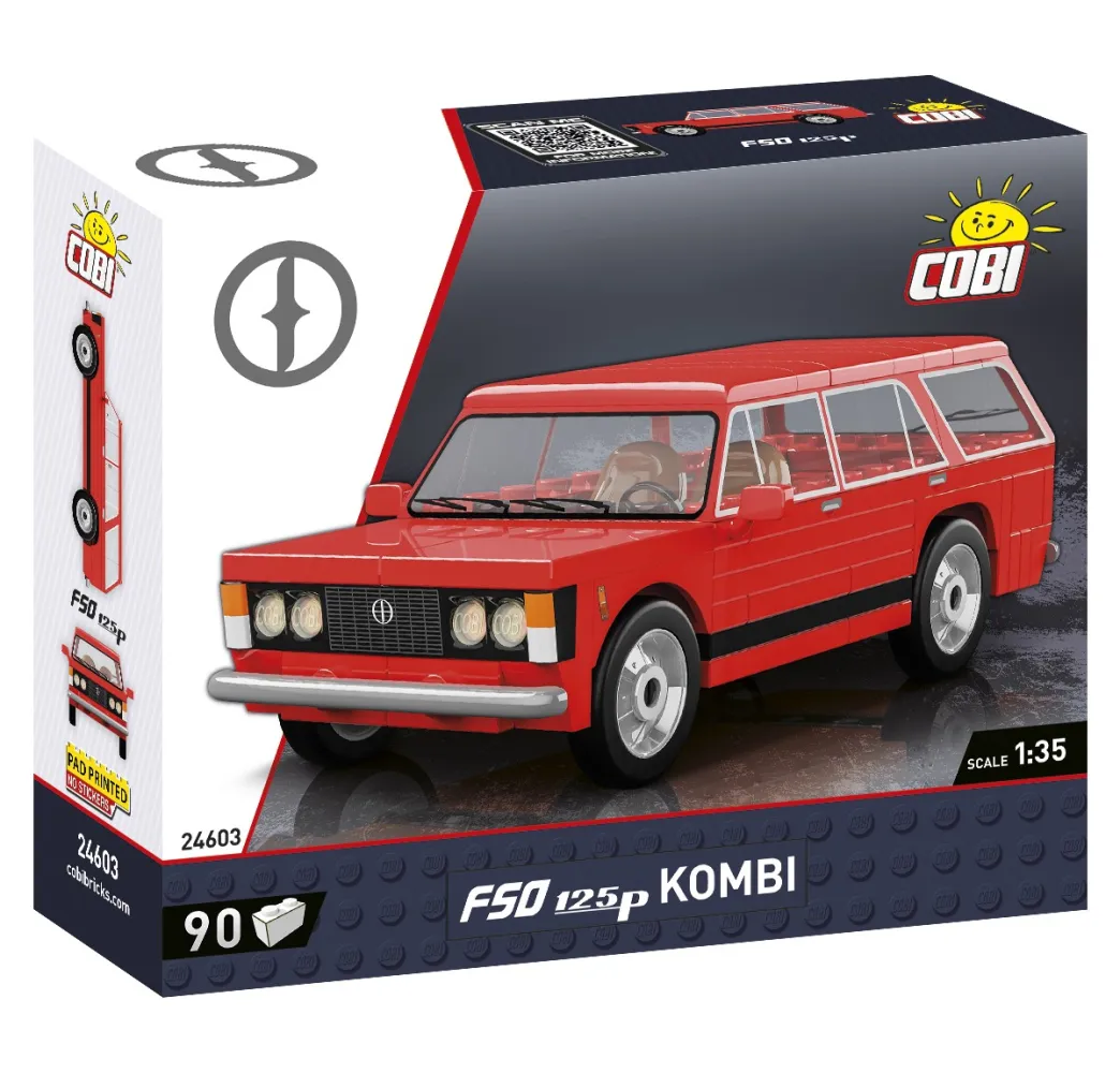 Cobi Klocki FSO 125p Kombi – klocki konstrukcyjne Youngtimer 6+