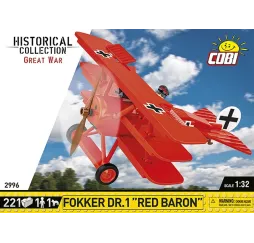 Fokker DR.1 Czerwony Baron klocki konstrukcyjne Cobi 8+