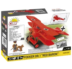 Fokker DR.1 Czerwony Baron klocki konstrukcyjne Cobi 8+