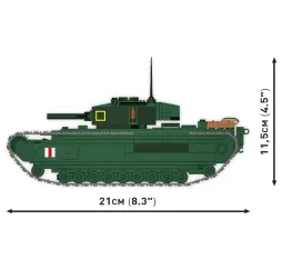 Cobi Mark IV Churchill – klocki konstrukcyjne historyczne 9+