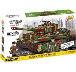 Cobi Tiger Ausf. E – klocki konstrukcyjne 870 el. dla dzieci 9+