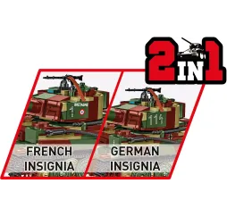 Cobi Tiger Ausf. E – klocki konstrukcyjne 870 el. dla dzieci 9+