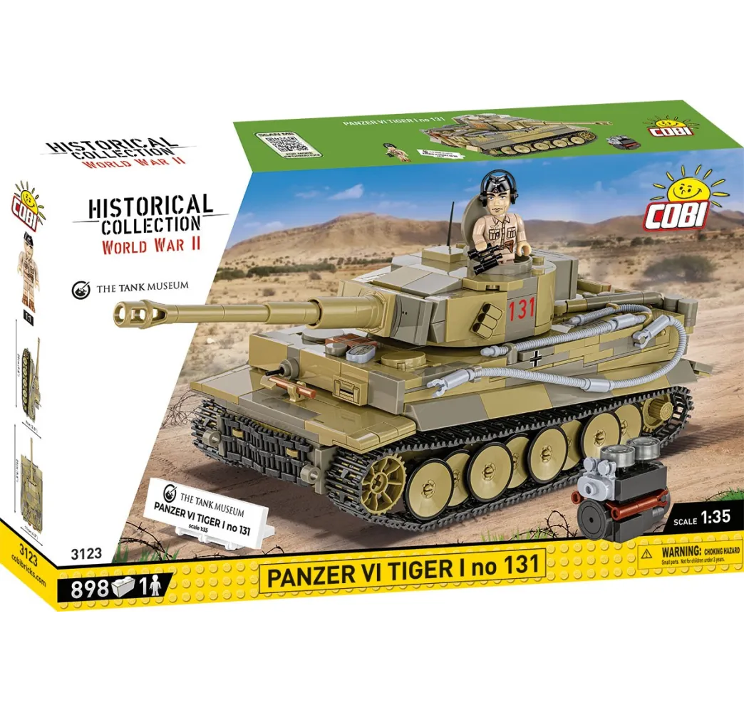 Panzer VI Tiger I Historical Collection – klocki konstrukcyjne Cobi