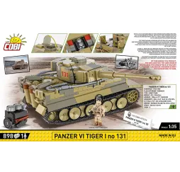 Panzer VI Tiger I Historical Collection – klocki konstrukcyjne Cobi