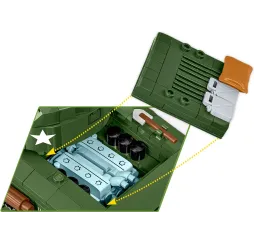 Sherman M4A2E8 klocki konstrukcyjne 865 el. Cobi 10+
