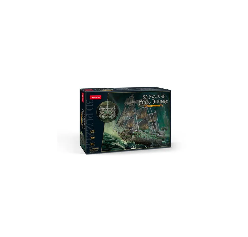 Cubic Fun Puzzle 3D LED Latajacy Holender 360 elementów, świecące puzzle