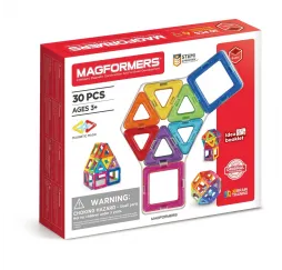 Magformers Basic 30 – klocki magnetyczne 3+