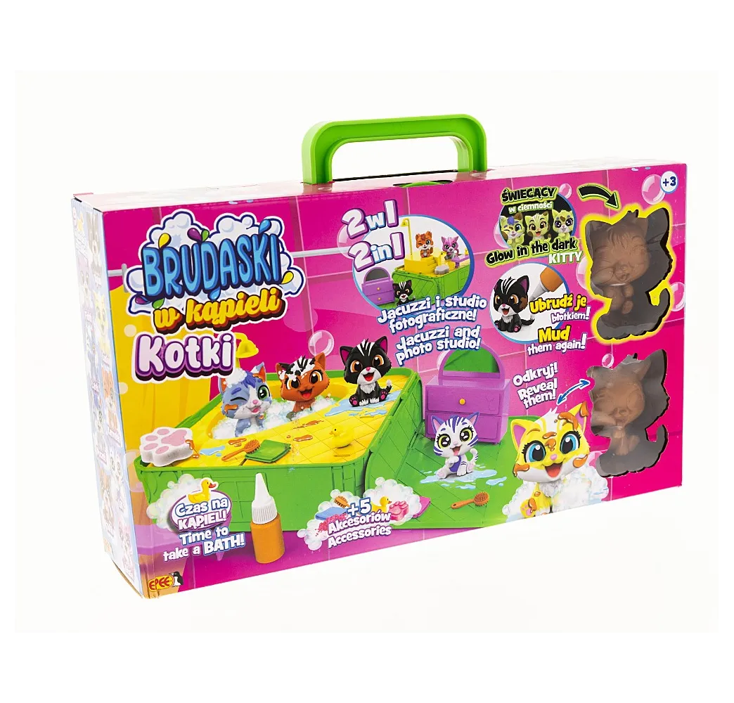 Epee Brudaski w kąpieli Kotki Jacuzzi – figurki do zabawy