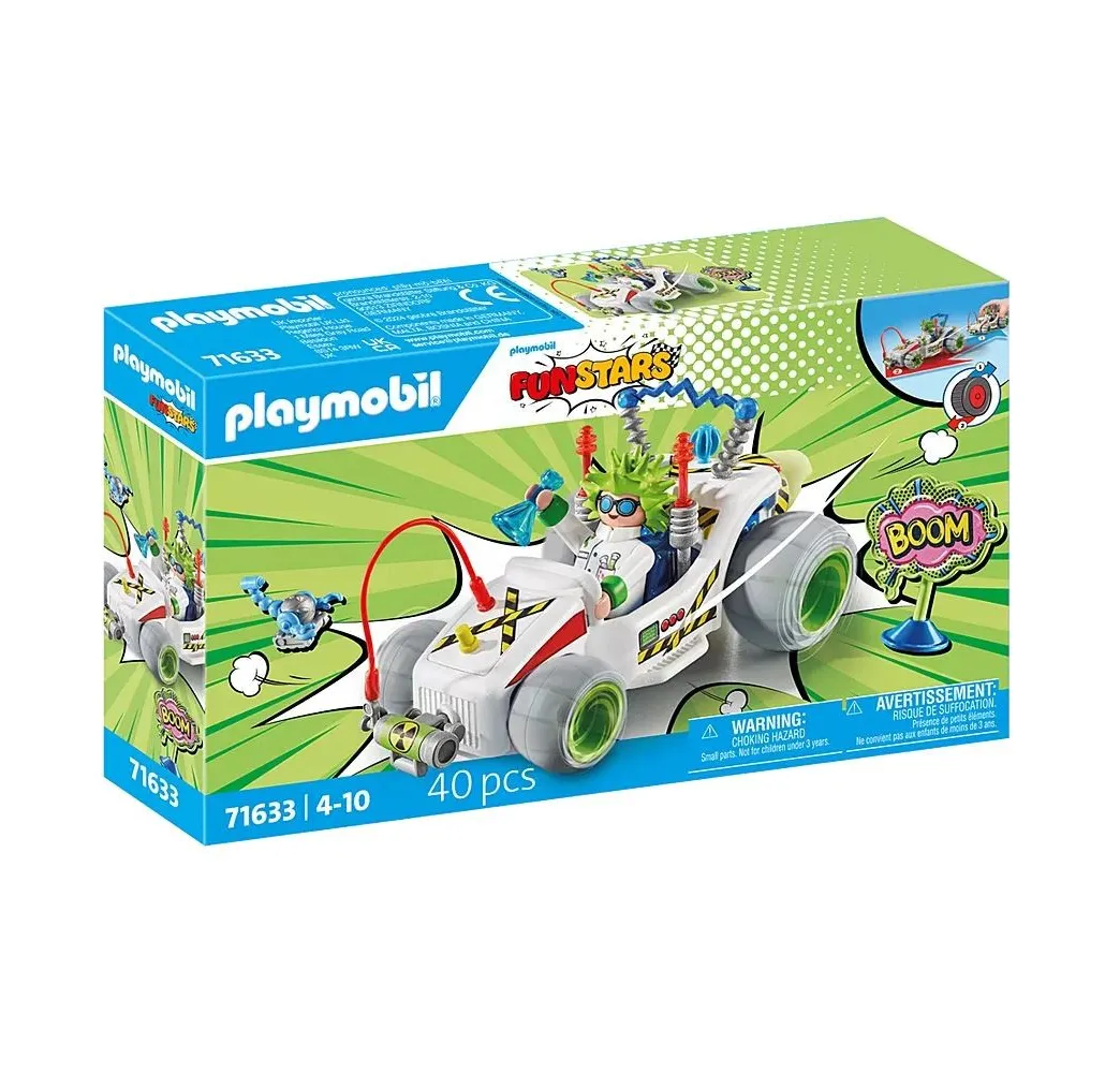 Playmobil Funstars Racing Profesor – figurki do zabawy dla dzieci