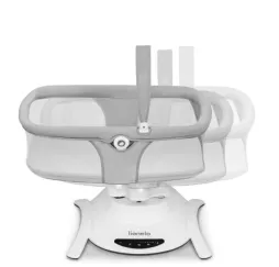 Kołyska bujaczek Bella Set Lionelo szary dla niemowląt