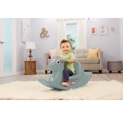 Little Tikes Koń na biegunach szary – bujak dla dzieci 3+