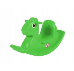 Little Tikes koń na biegunach bujak zielony dla maluchów