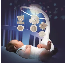 B-kids Muzyczna karuzelka 3w1 Infantino beżowa