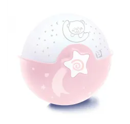 B-kids Projektor 2w1 Infantino różowy – lampka nocna dla dzieci