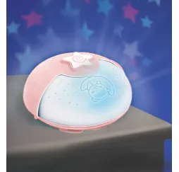 B-kids Projektor 2w1 Infantino różowy – lampka nocna dla dzieci