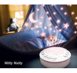 Milly Mally Bear pluszak z projektorem dla niemowląt