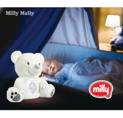Milly Mally Bear pluszak z projektorem dla niemowląt