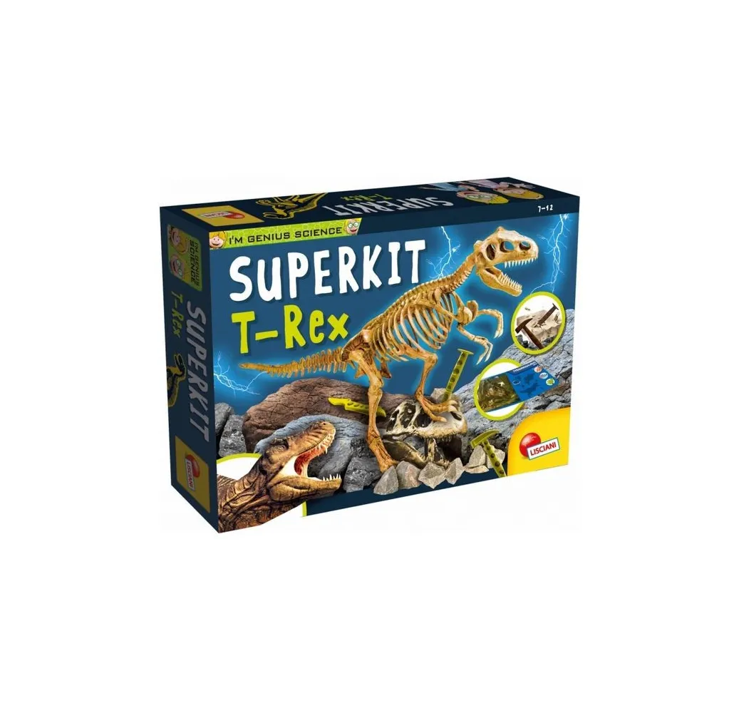 I'm Genius Super kit T-Rex – zestaw modelarski Lisciani 7+
