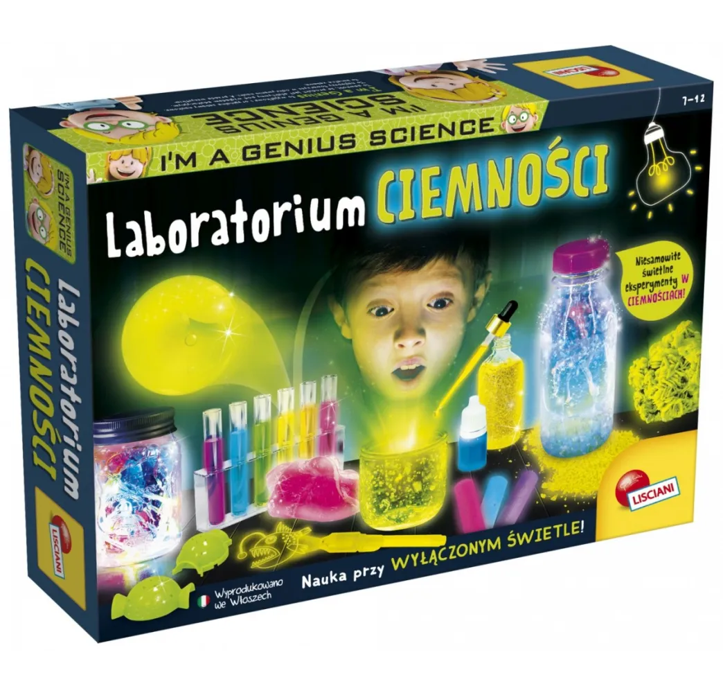 Lisciani Im A Genius Laboratorium ciemności – zestaw naukowy