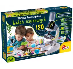 I'm A Genius Wielkie laboratorium 120 doświadczeń – zestaw naukowy Lisciani