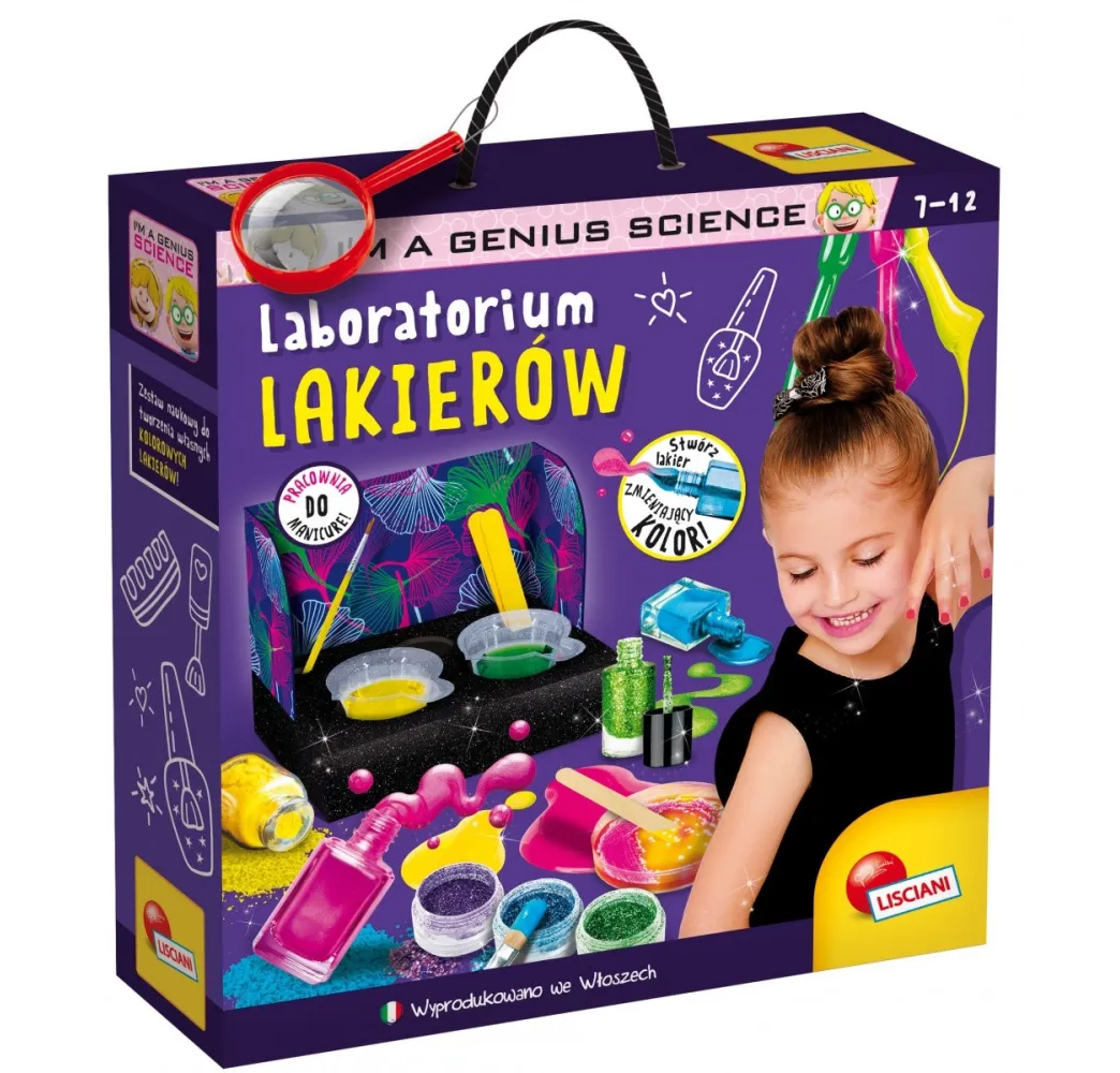 I'm A Genius Laboratorium lakierów – zestaw kreatywny Lisciani