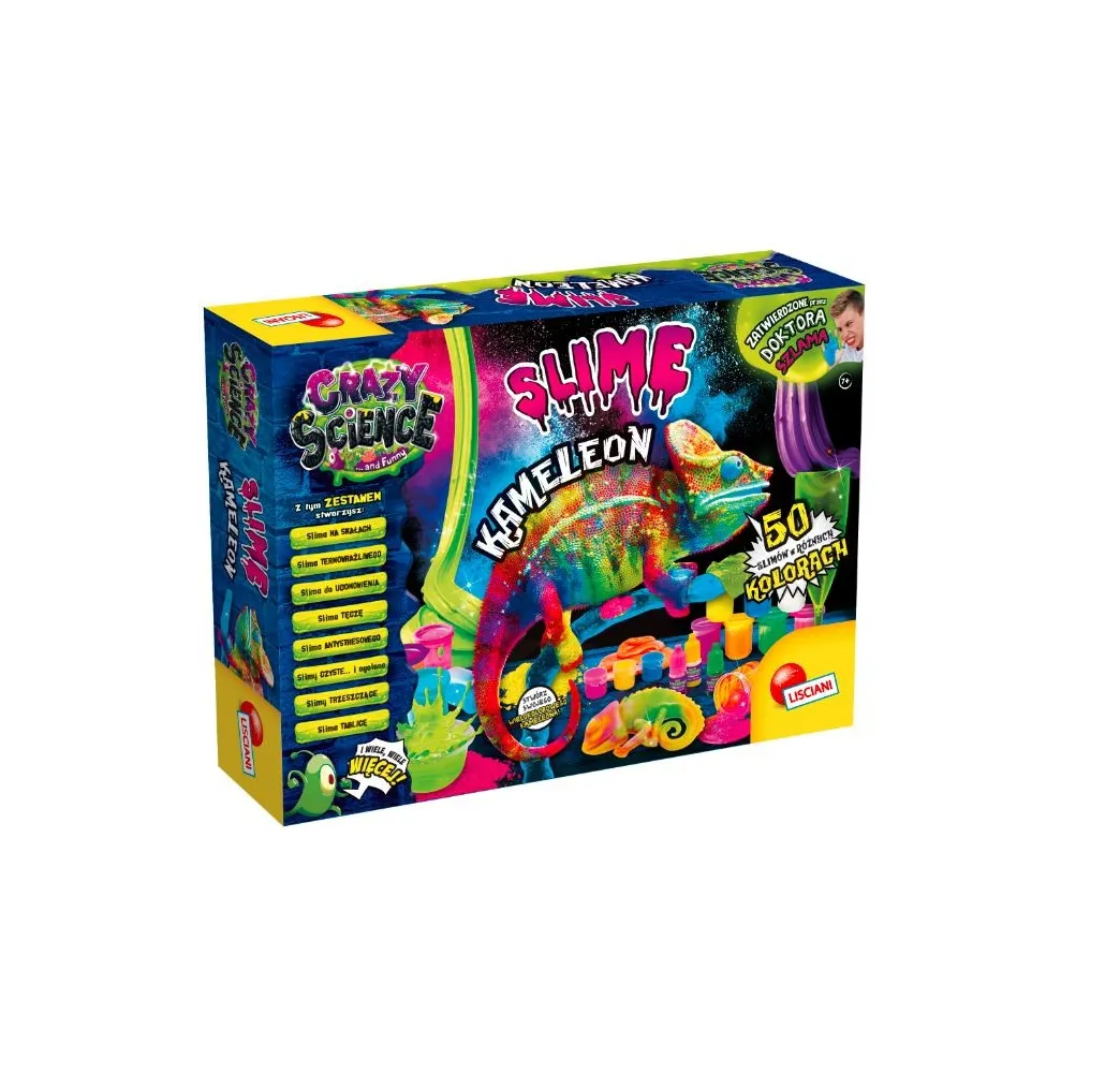 Lisciani Crazy Science Slime Kameleon – zestaw naukowy dla dzieci