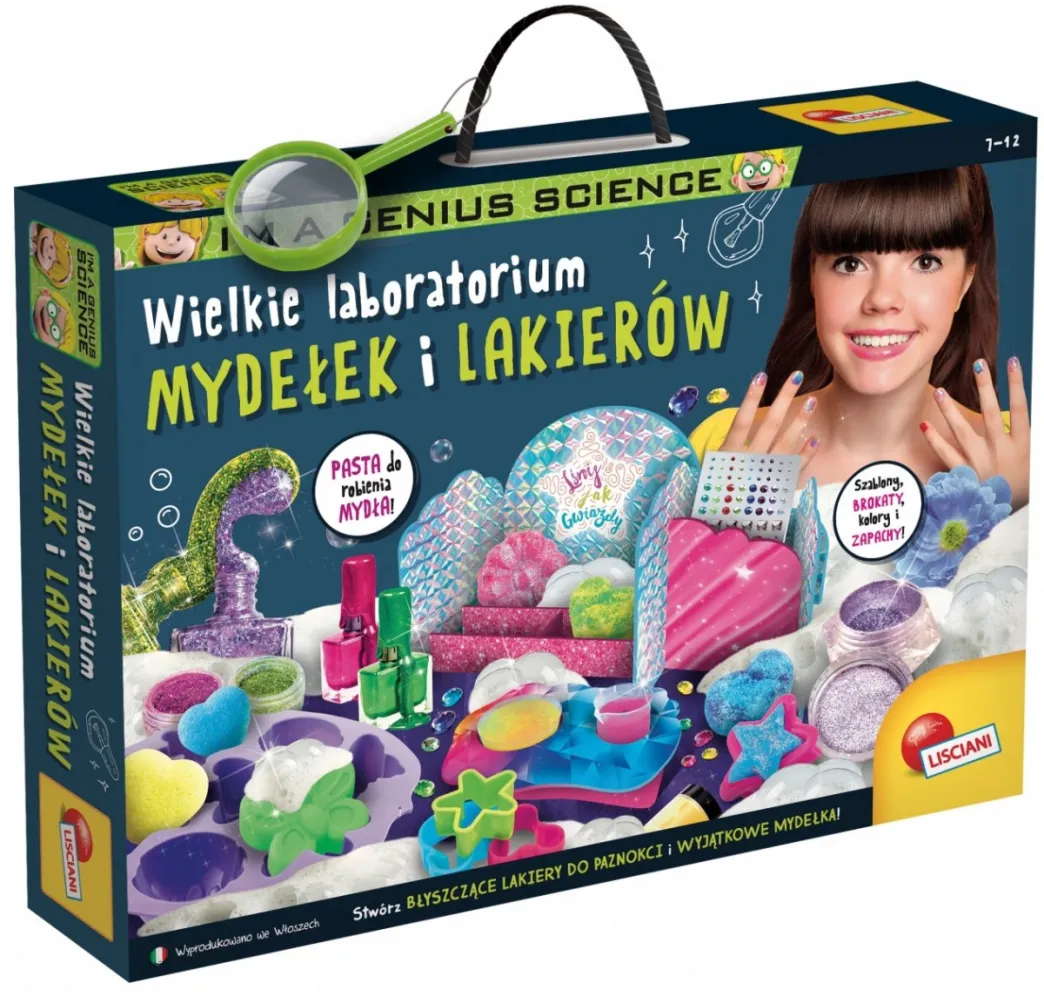 Lisciani I'M A Genius Wielkie laboratorium mydełek – zestaw naukowy