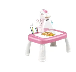 Projektor jednorożec Madej – stolik kreatywny dla dziewczynek 3+