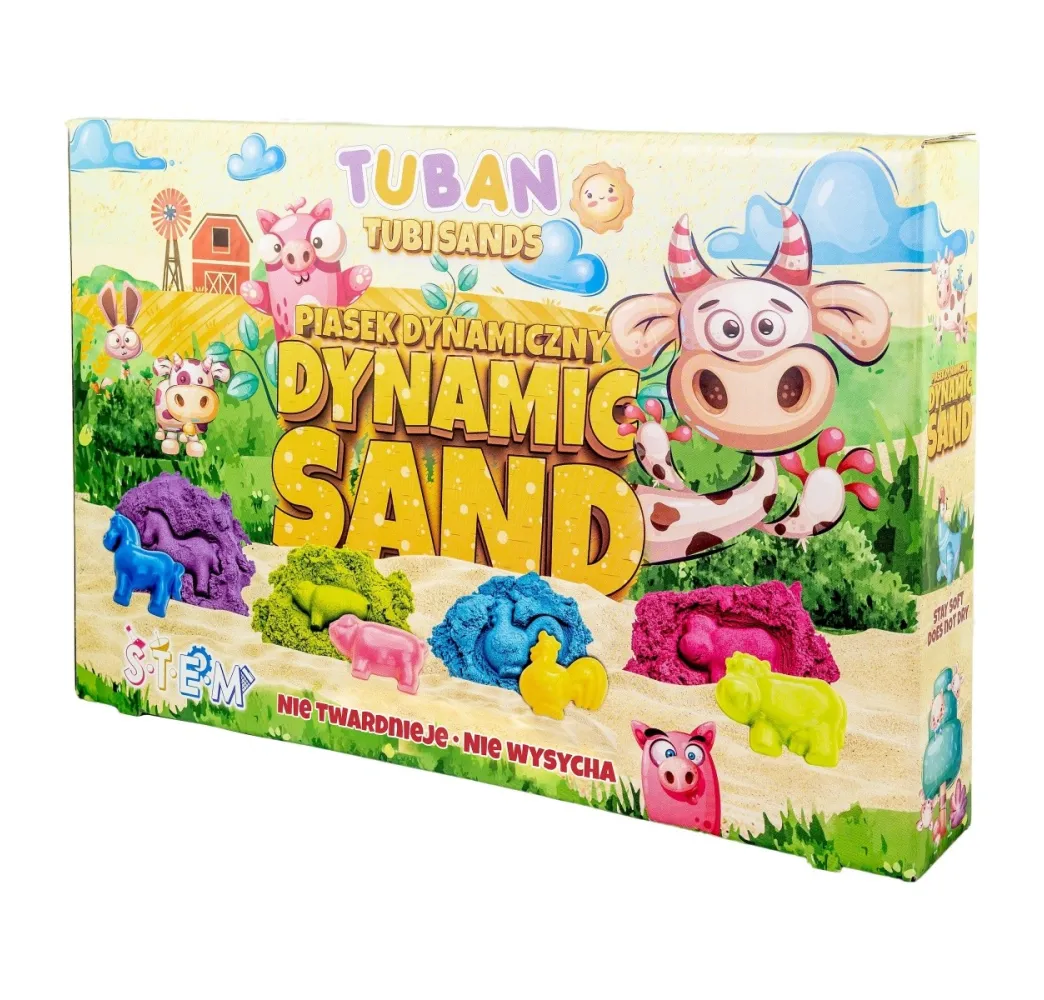 Tuban Piasek dynamiczny Farma – zestaw kreatywny dla dzieci 3+