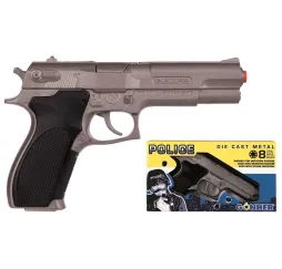 Pulio Pistolet policyjny metalowy dla chłopców 3+