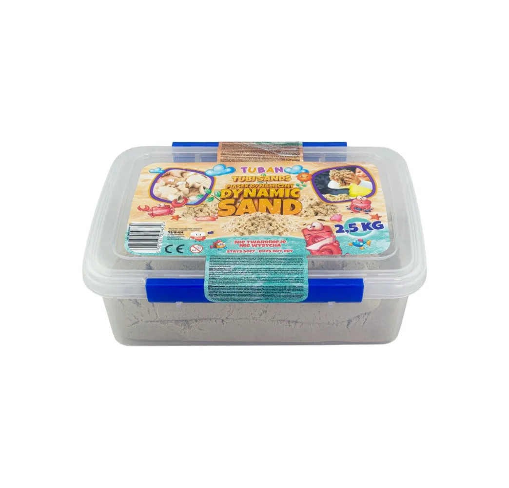 Tuban Piasek dynamiczny 2,5kg – zestaw kreatywny dla dzieci