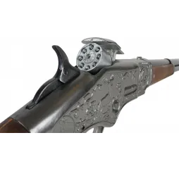 Pulio Strzelba kowbojska metalowa 8 naboi dla chłopców