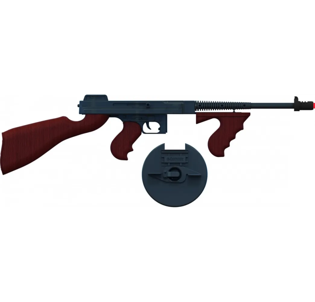 Pulio pistolet gangsterski 8 naboi Gonher dla chłopca